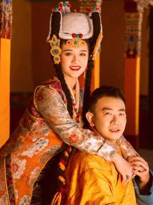 藏族最美婚纱照（藏族服饰婚纱）
